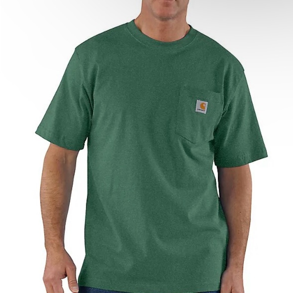 Carhartt Mens Green Loose Fit T-Shirt